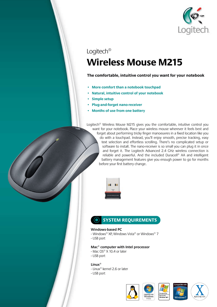 connect logitech mouse m215 connect logitech mouse m215