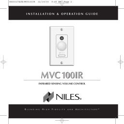 Niles MVC 100IR Installation & Operation Guide
