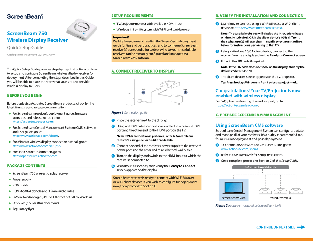 Screenbeam 750 Wireless Display Receiver | informacionpublica.svet.gob.gt