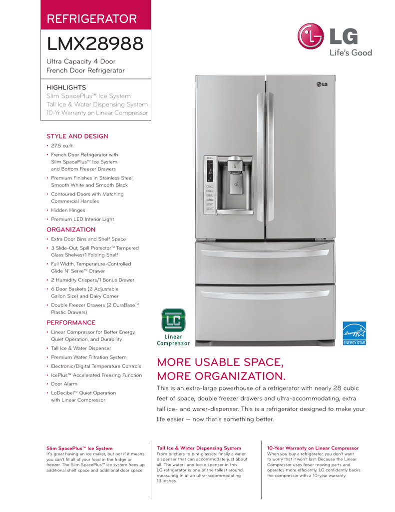 lg lmx28988st compressor