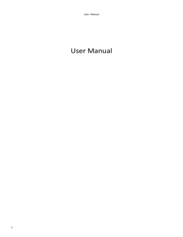 User Manual 