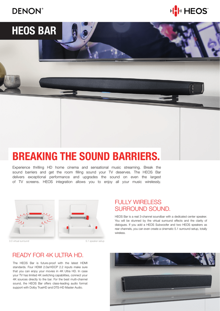 heos center speaker
