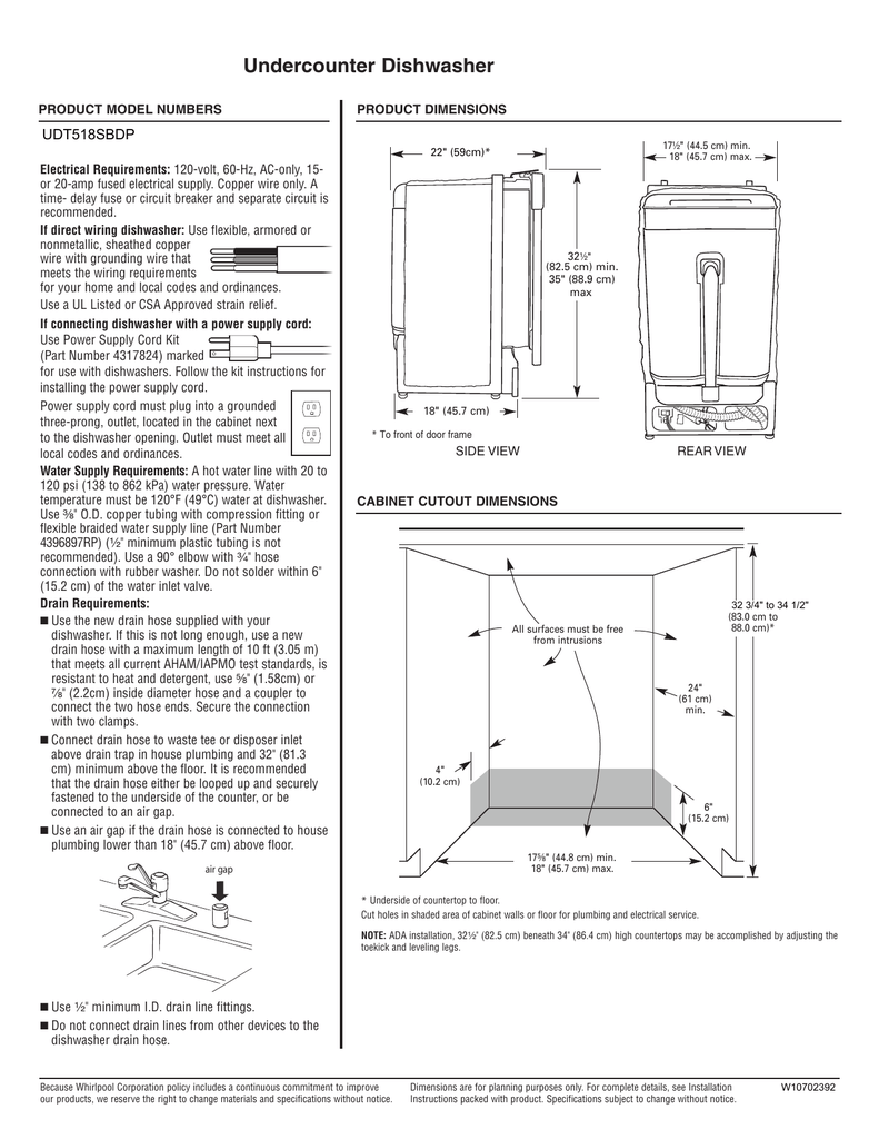 whirlpool wdf518safm