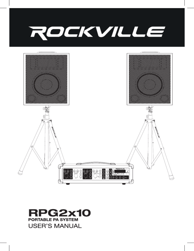Rockville RPG2X10 Owner's manual | Manualzz