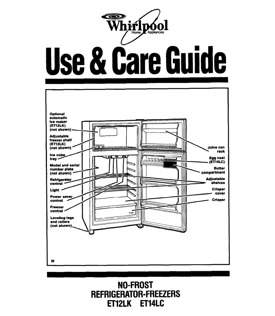 Whirlpool Refrigerator Repair Manual Manualzz