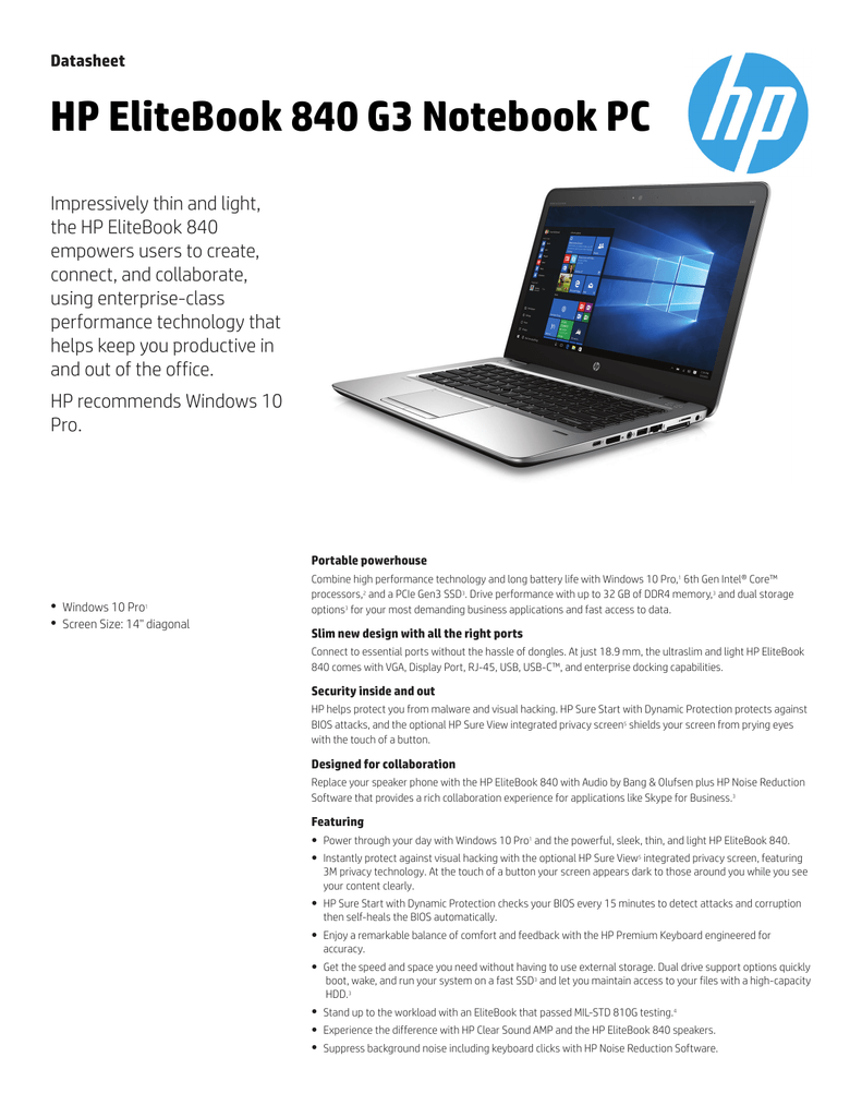 hp elitebook 840 g3 service manual pdf