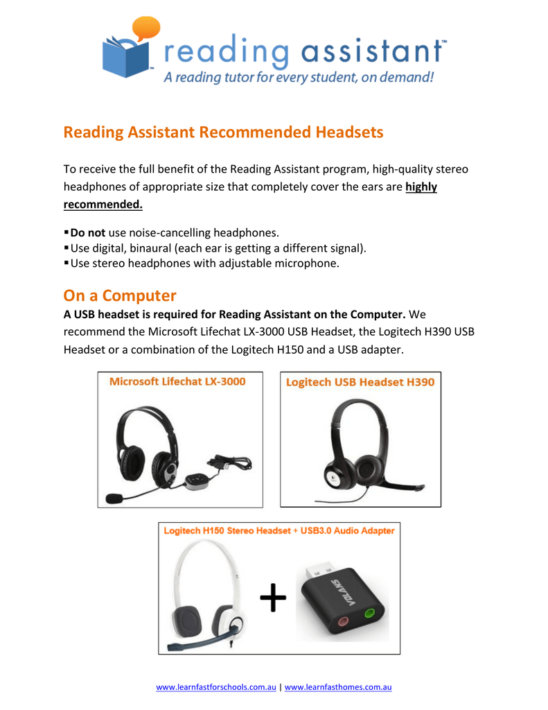 h390 usb computer headset manual