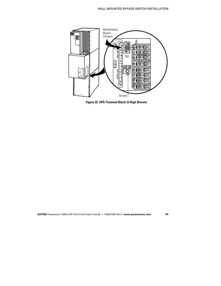 eaton powerware 9355 installation manual