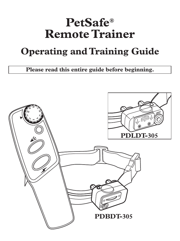 PetSafe PDT0013410 Manual Manualzz