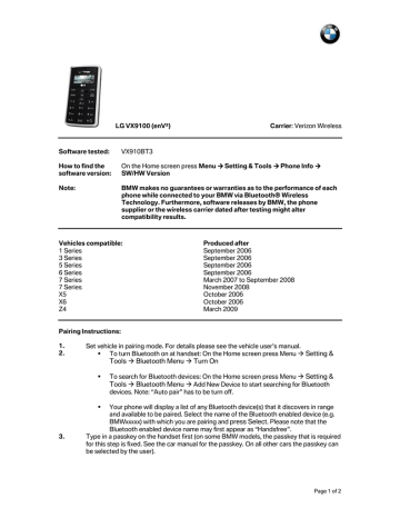 LG VX9100 enV2 Verizon Wireless | Manualzz