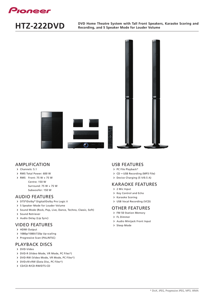 speaker vocal pioneer