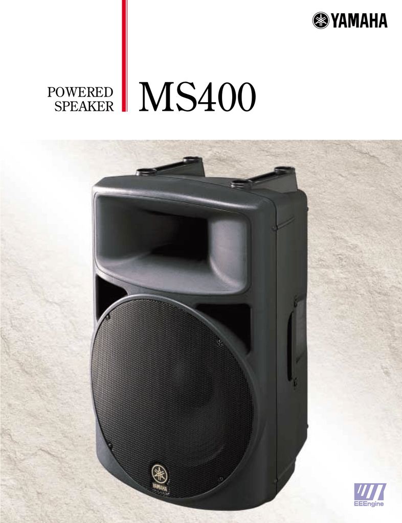 yamaha ms400 powered speakers