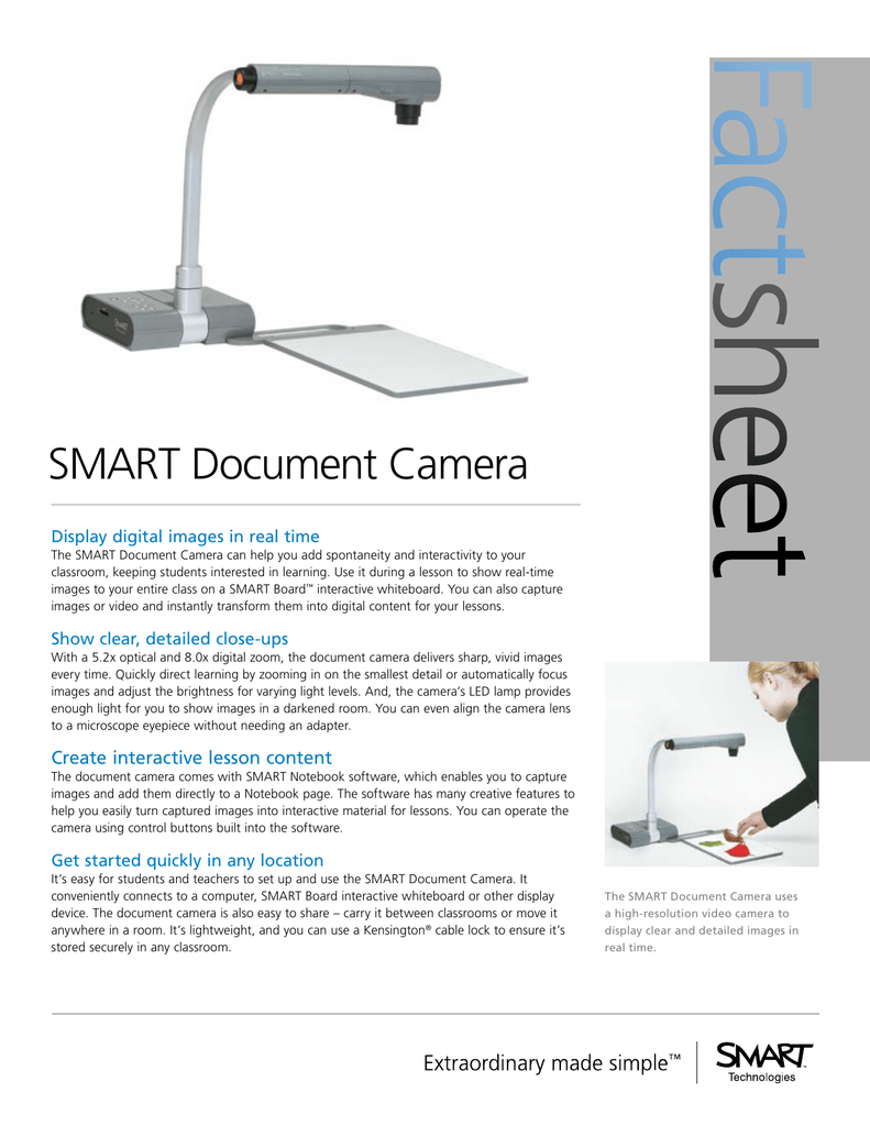 Smart Document Camera Manualzz Com