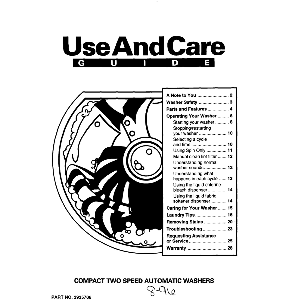 Whirlpool Washing Machine Repair Manual