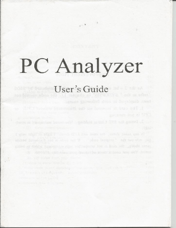 PC Analyzer – manual | Manualzz