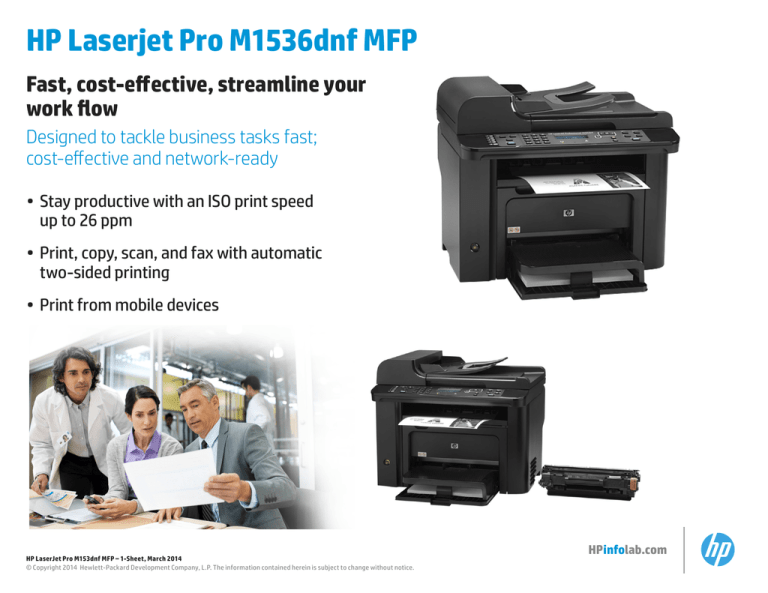 hp m1536 mfp