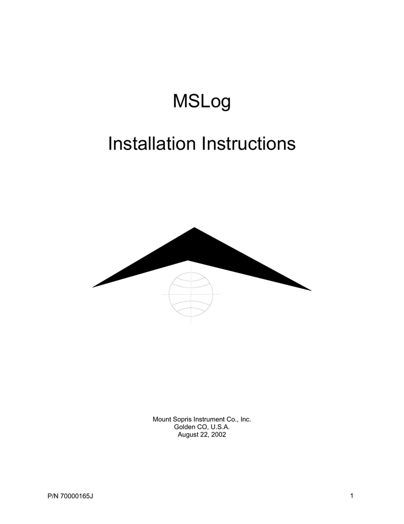 Installation Guide - Mount Sopris Instruments | Manualzz