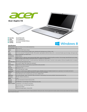 acer crystal eye webcam windows 8