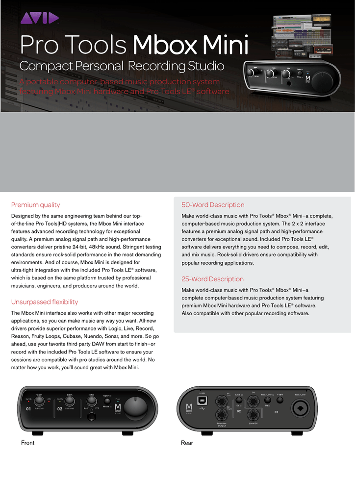 mbox mini driver for mac mbox mini driver for mac