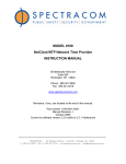 Spectracom NetClock 9189 Instruction Manual: AI Chat &amp; PDF Download