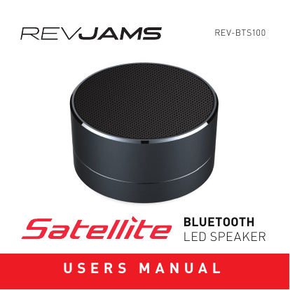 revjams satellite bluetooth led speaker