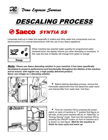 descaling process | Manualzz