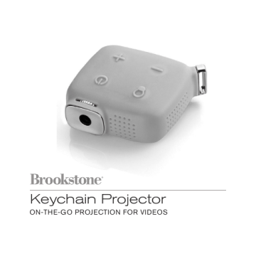 Brookstone Keychain Projector manual Manualzz