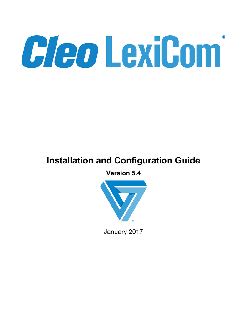 Installation And Configuration Guide | Manualzz