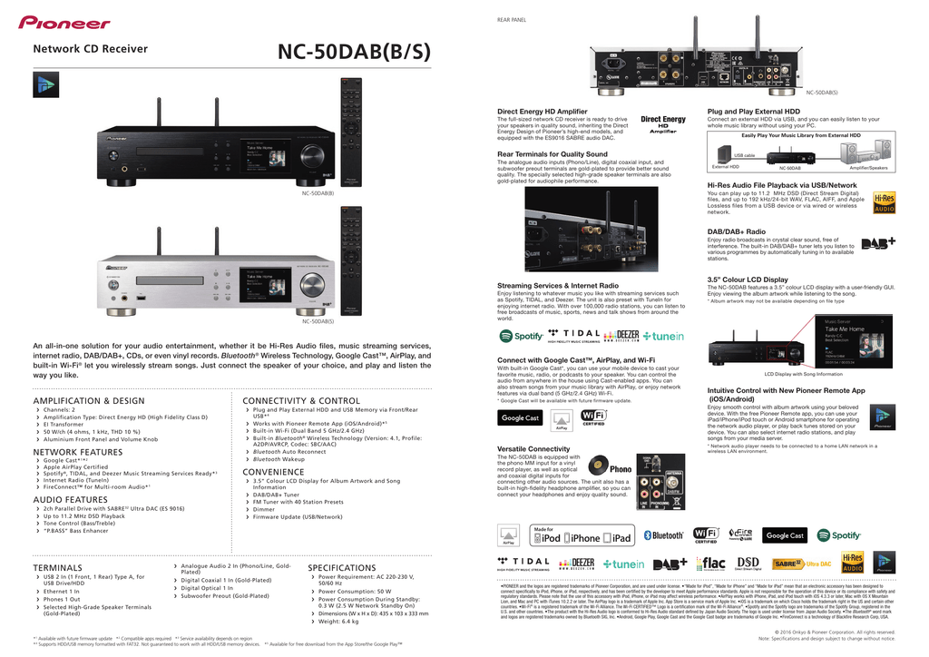 Nc 50dab B S Manualzz