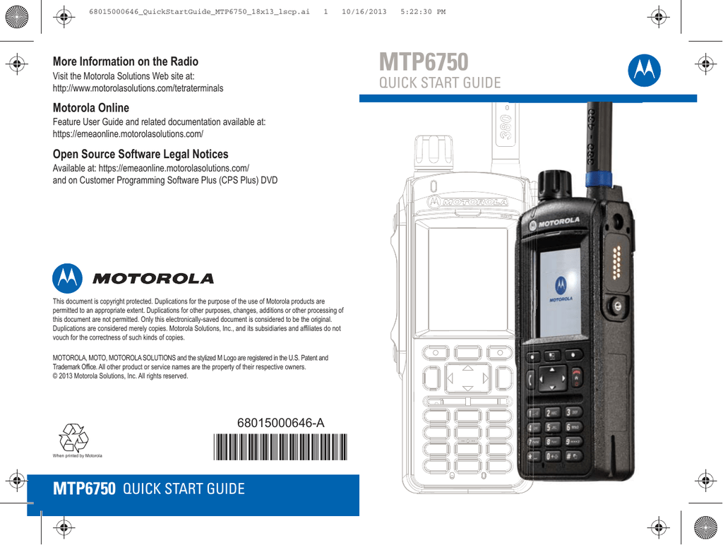 motorola cps software manual