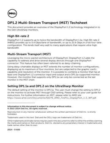 Dell U2715H electronics accessory User's Guide | Manualzz
