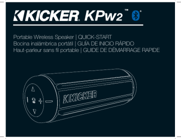Kicker KICKER KPW2 Portable Wireless Speaker El manual del propietario |  Manualzz
