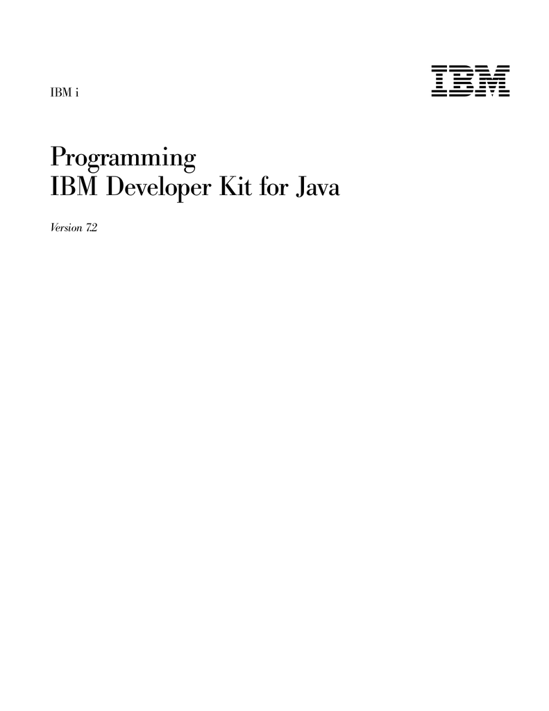 Program For Ibm Developer Kit For Java Manualzz