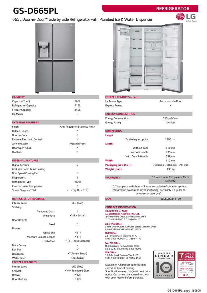Lg Inverter Linear Compressor Fridge Parts Reviewmotors.co