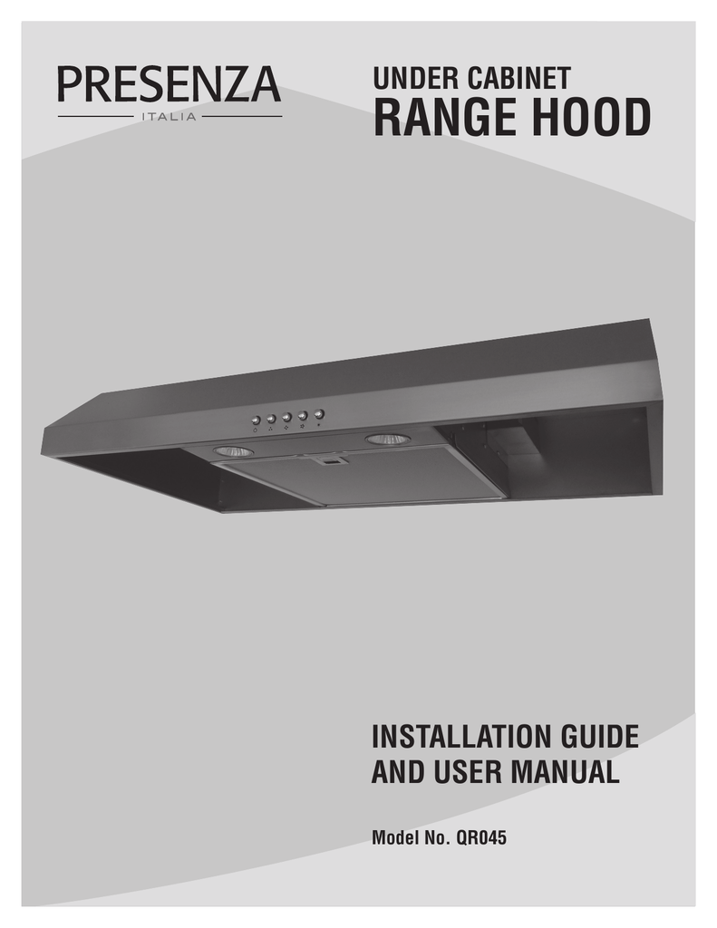 qr045 range hood