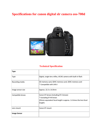 canon 700d autofocus points