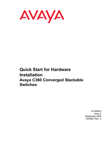 Avaya C360 Quick Start Guide | Manualzz