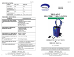 WILS-AWAY Electric Tube Cleaner 9506 2250, 9600 2200 Service Manual