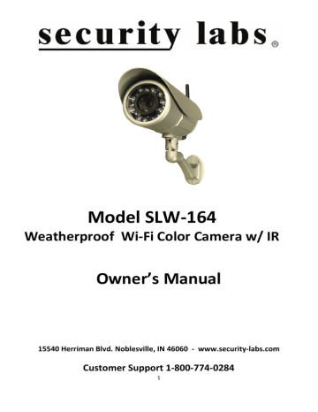 Security Labs SLW-164 Owner's Manual | Manualzz