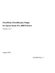 Epson Stylus Pro 4800 Printer Plugin User Guide