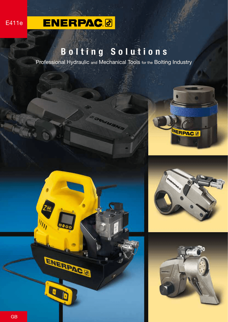 Enerpac S3000 Torque Chart