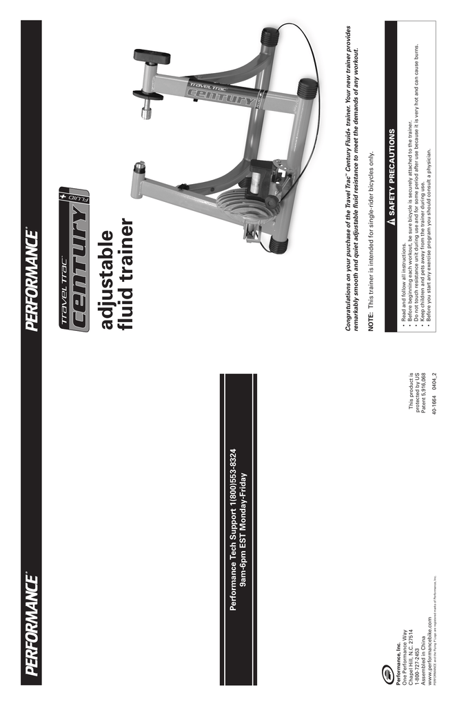 travel trac comp fluid trainer