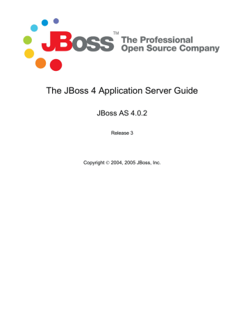 The Jboss 4 Application Server Guide Manualzz