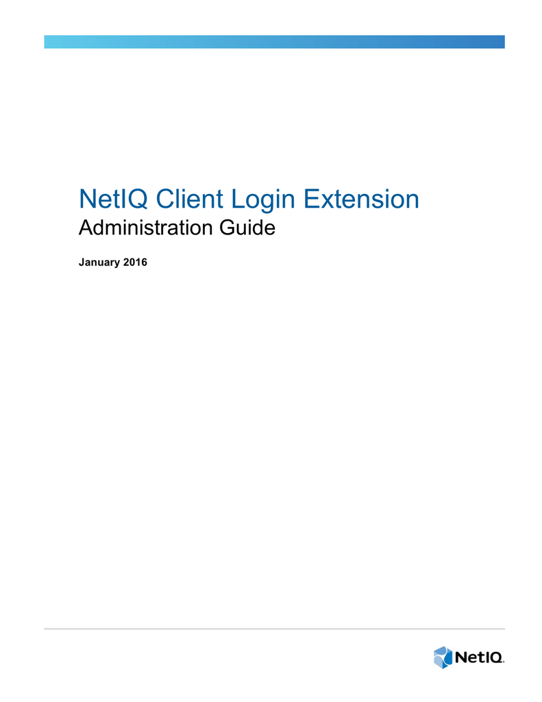 Netiq Client Login Extension 3 9 1 Administration Guide Manualzz