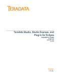 Teradata Studio Express User Guide - Release 16.00 | Manualzz