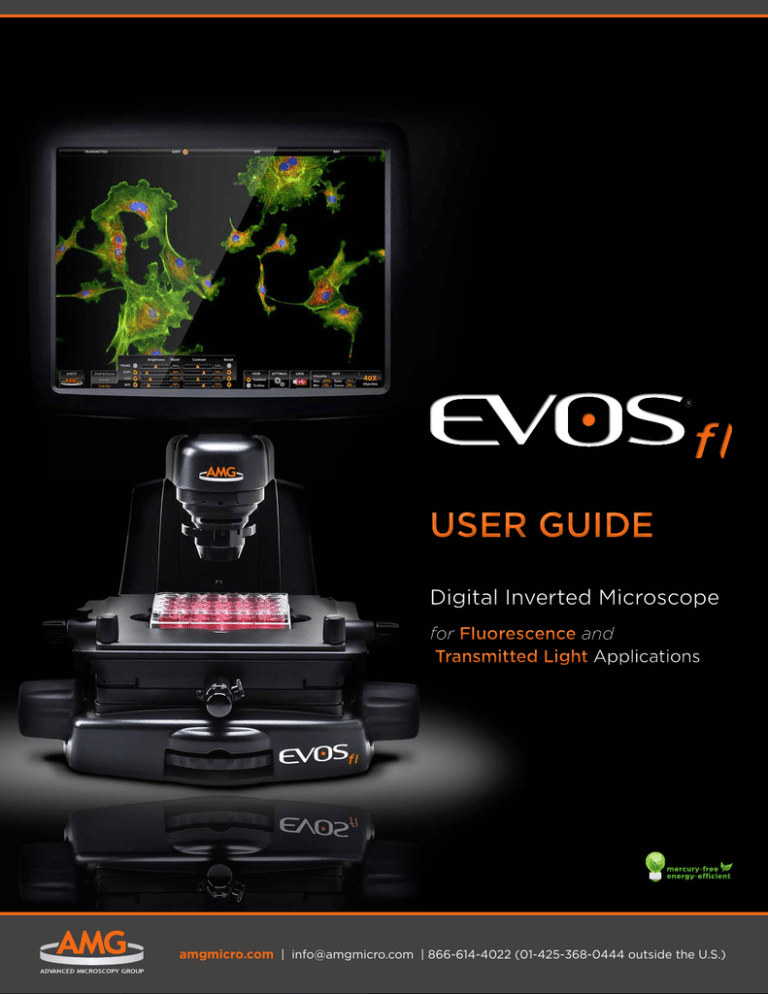 User Guide: EVOS fl (fluorescence) Microscope | Manualzz