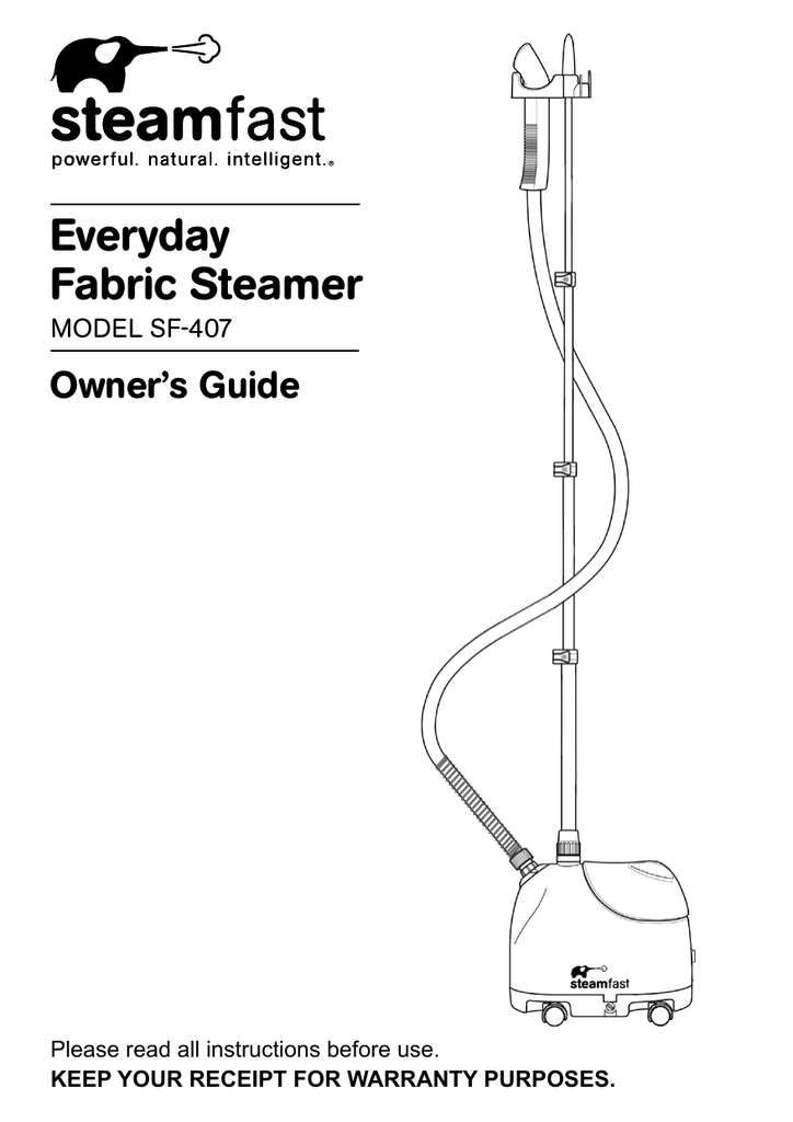 shark professional gs300 garment and fabric stand steamer manual