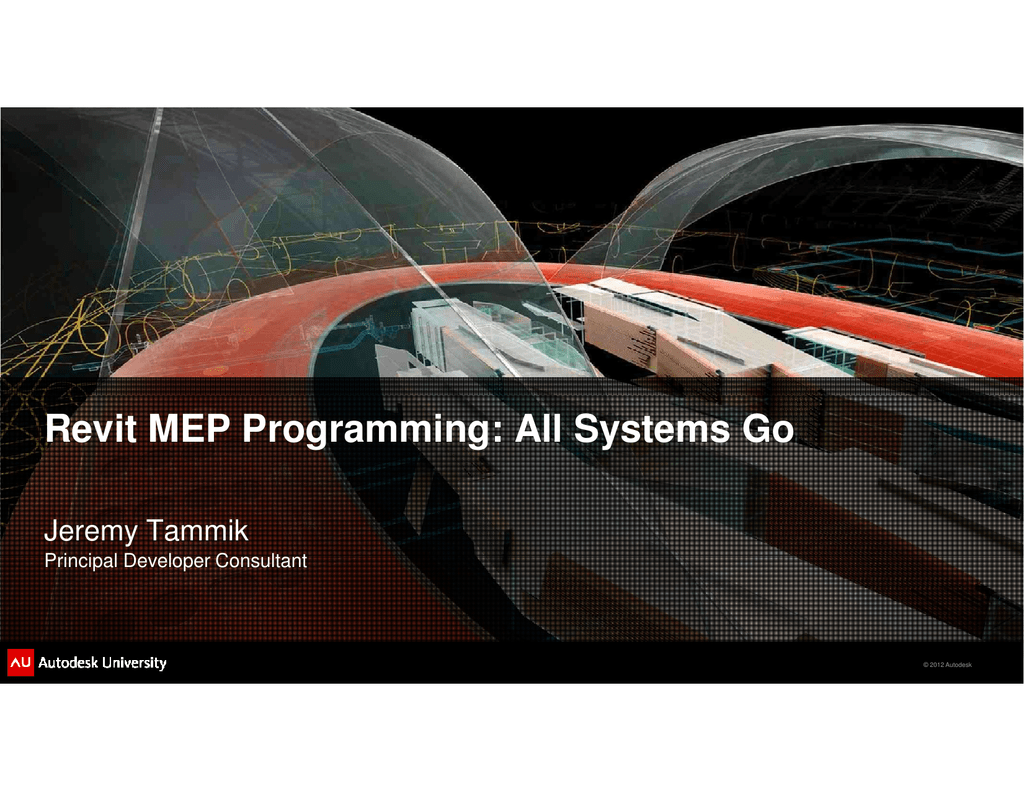 Revit Mep Programming All Systems Go Manualzz