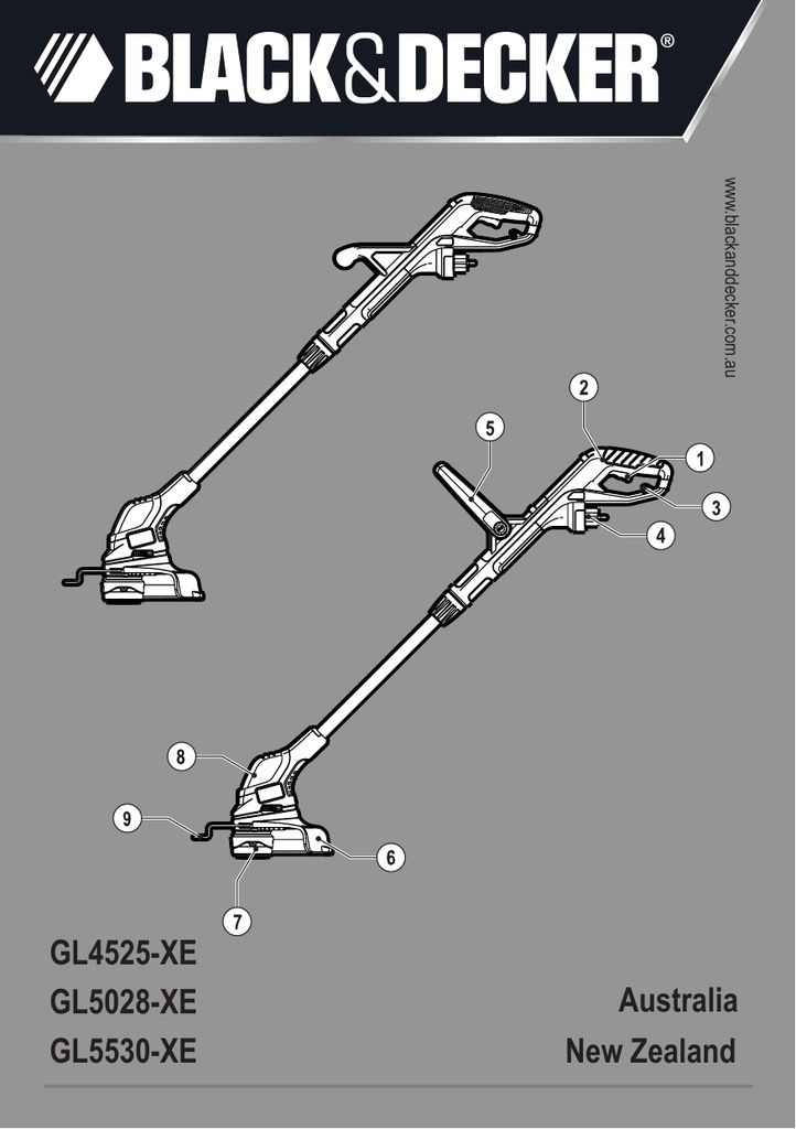 Black Decker GL5530 String trimmer Instruction manual Manualzz