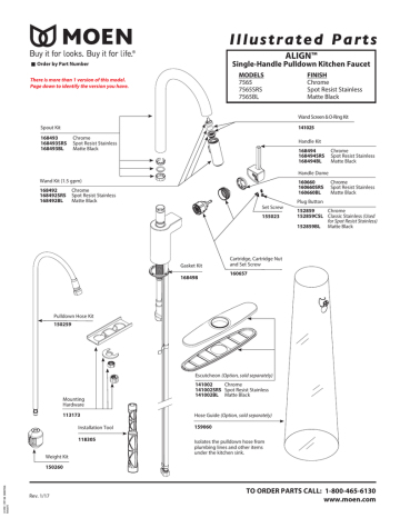 moen kitchen faucet disassembly